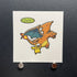 Captain Pikachu&Charizard Decochara Seal Sticker bread sticker 202th edition Japanese (2.LP) - JariseStore