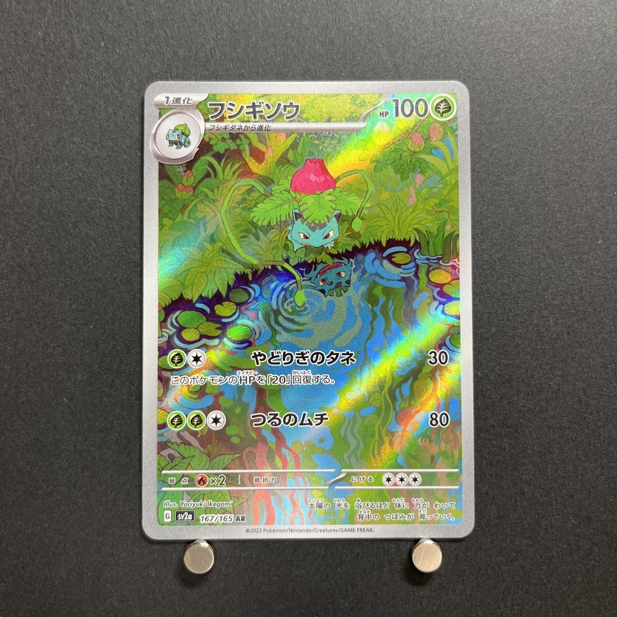 Ivysaur AR 167/165 Pokemon card Pokemon 151 sv2a Japanese (1.NM) - JariseStore